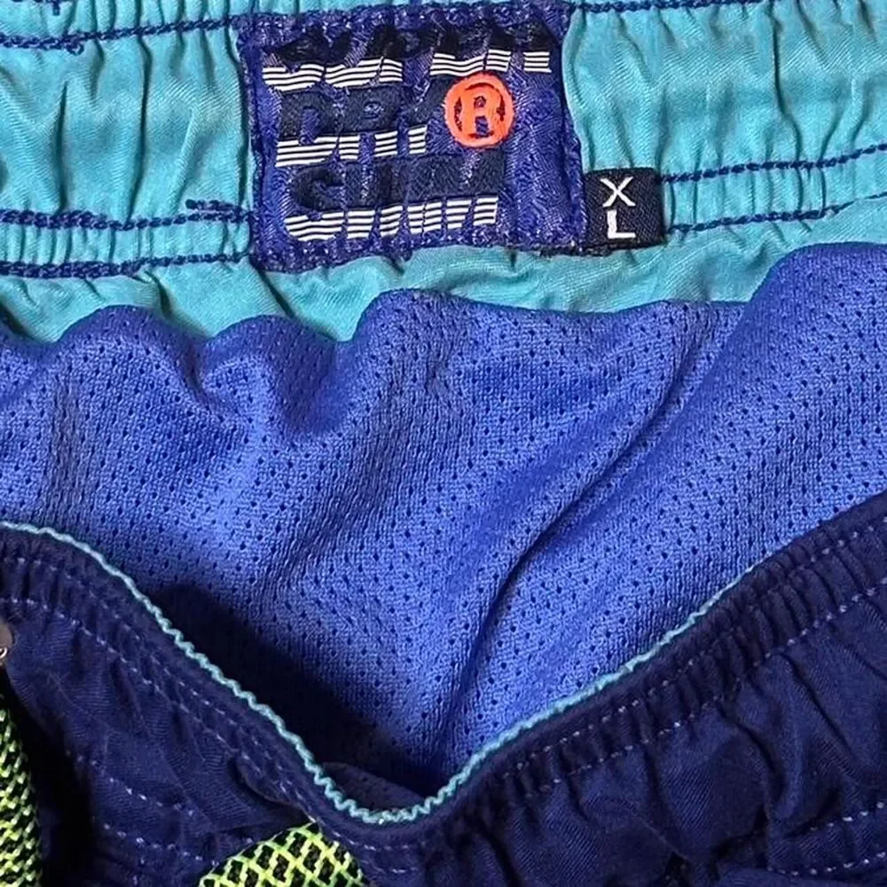 Superdry Men's Blue and Navy Swim-briefs-shorts